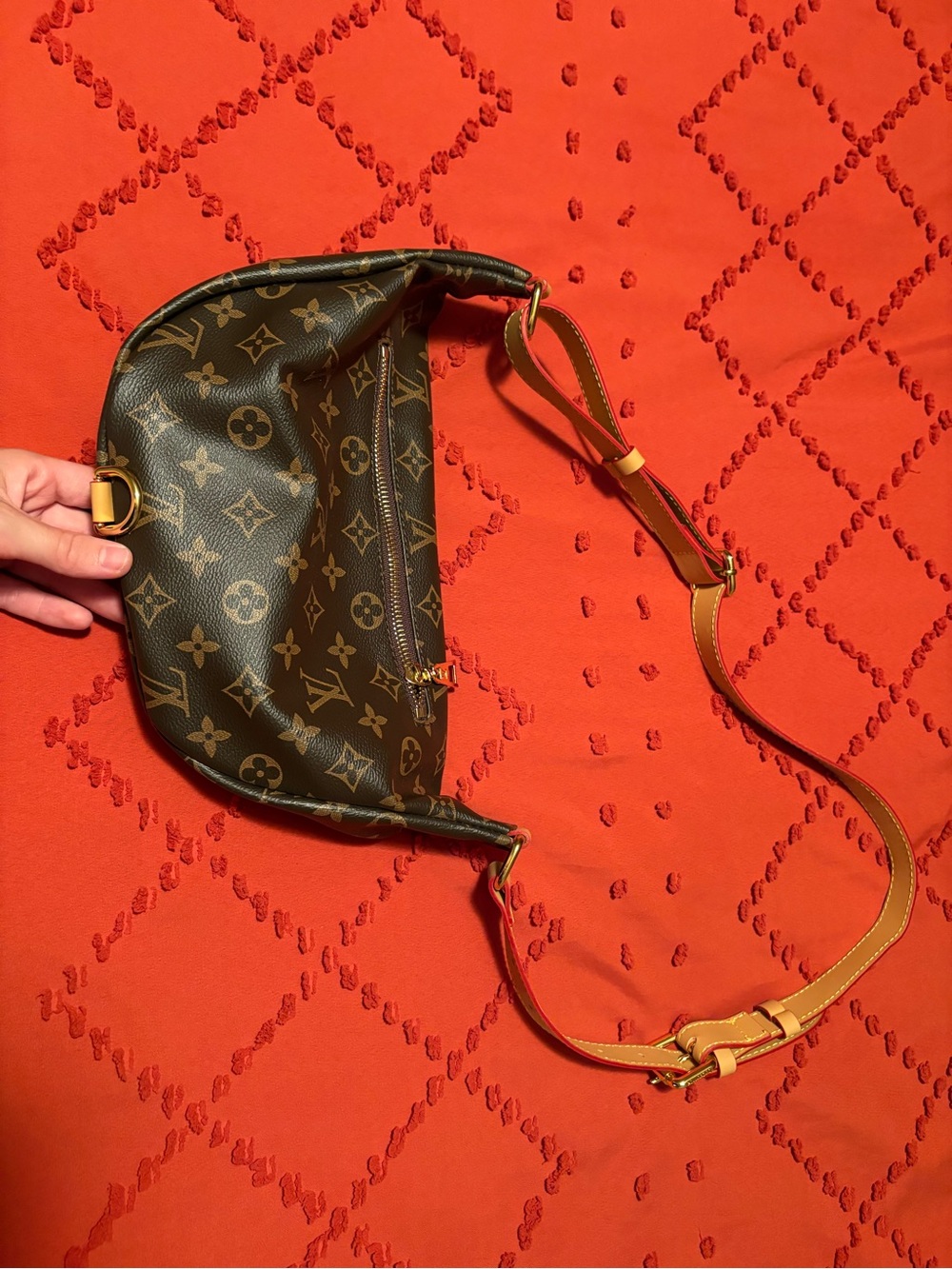 Brown Monogram Saddle Bag - Picture 2 of 3